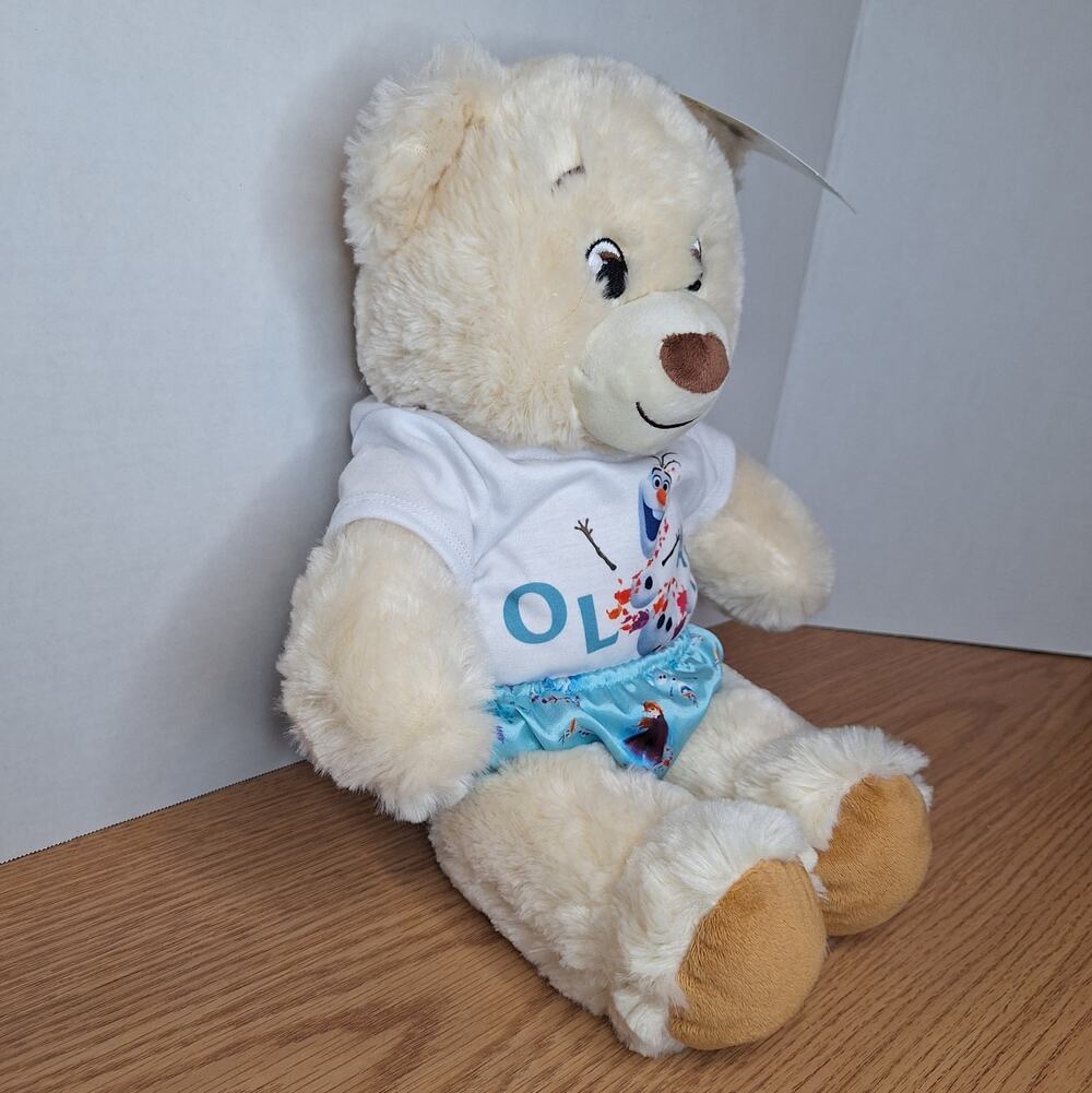 Build-A-Bear Happy Hugs Teddy Cream Plush NWT Disney Frozen 2 Olaf Shirt Undies